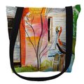 Betsy Drake Betsy Drake TY036M 16 x 16 in. Pelican Tote Bag - Medium TY036M